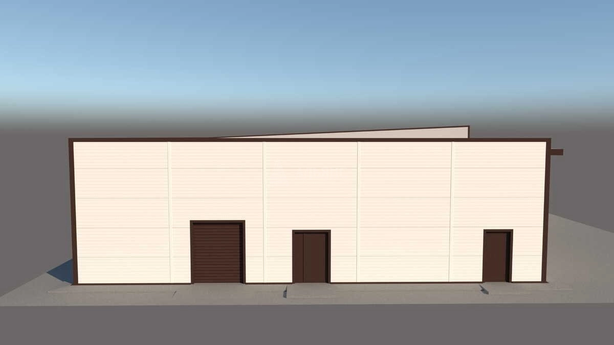 3D визуализация Магазин из сэндвич-панелей - фото 13